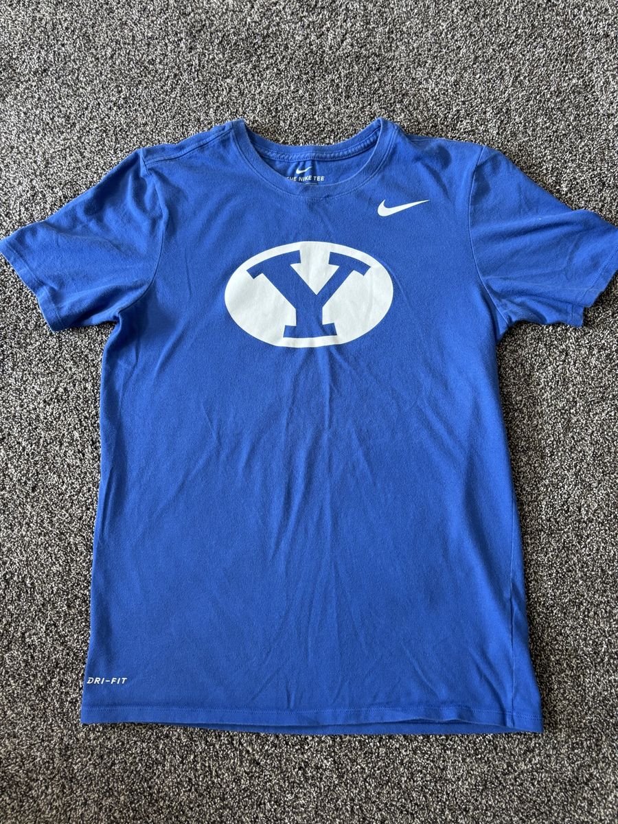 Nike Dri-Fit BYU Men's Royal Blue Shirt- Size S