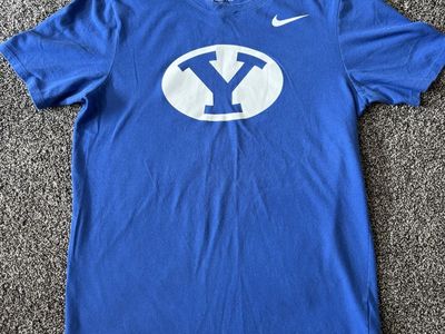 Nike Dri-Fit BYU Men's Royal Blue Shirt- Size S