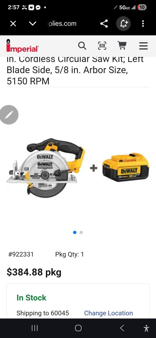cordless circular saw