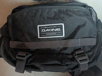 Dakine Black Hydration Waist Pack / Hip Pack for Cycling, Hiking, or Everyday Use - Durable & Versatile