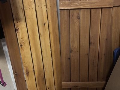 NEW-Custom Cedar Shutters – Set of 4 – $30