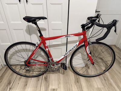 Specialized Allez Comp Road Bike - Red/White, 56.5cm (L) Frame - World Champion Decal