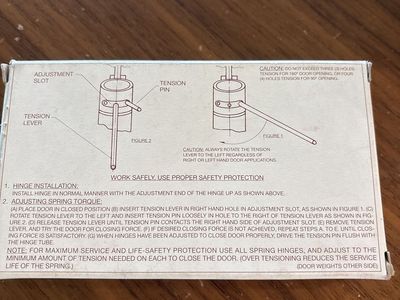 Solid Brass Bommer Door Hinges