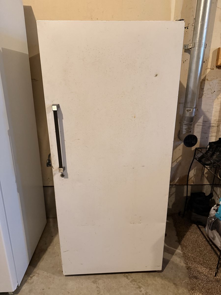 White Upright Freezer - Used Condition