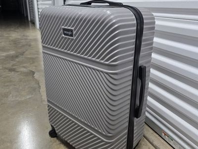 Wrangler Hardside Spinner Luggage, Gray, Medium Size