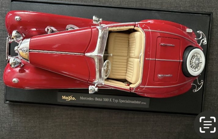 Vintage  CMC 1/24 Scale Mercedes-Benz 500K Roadster