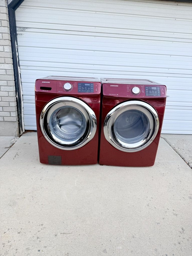 Samsung Washer And Electric Dryer Set
