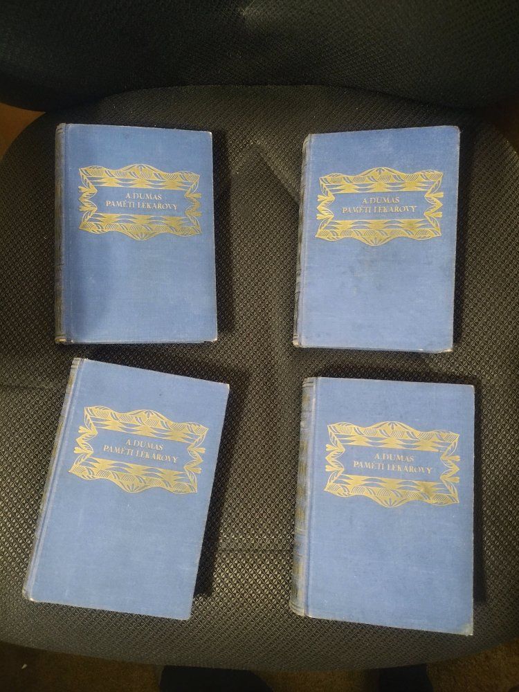 Alexander Dumas Pameti Lekarovy Book 4 - Hrabenka de Charny. $4 each.