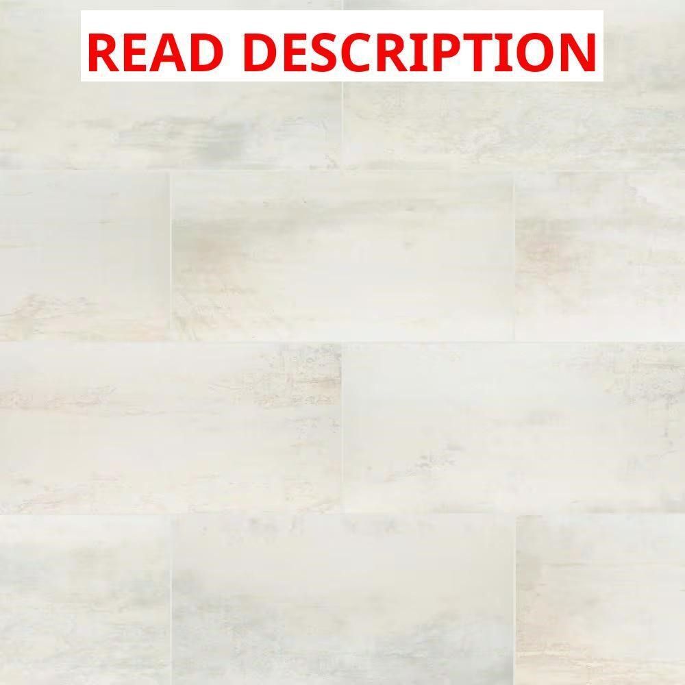 Metallic Blanche 24 in. x 48 in. Matte Porcelain Look Floor and Wall Tile (16 sq. ft./Case)