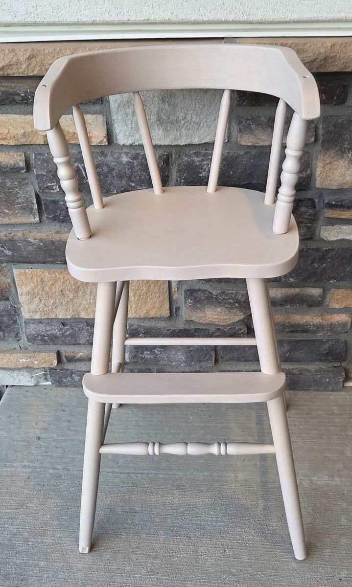 Vintage Wood Youth High Chair