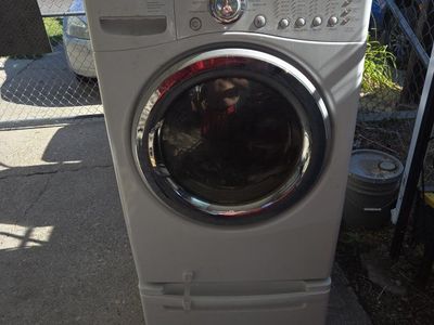 LG SteamDryer DLEX7177WM Ultra Capacity Stainless Steel Drum Front Load Electric Dryer