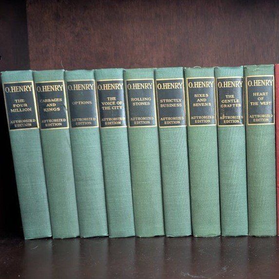 O. Henry & Kipling Authorized Edition Vintage Book Set - 9 Vols O. Henry, 6 Vols Kipling Review of Reviews Co.