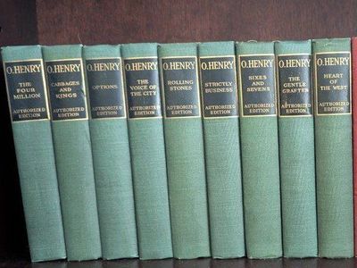 O. Henry & Kipling Authorized Edition Vintage Book Set - 9 Vols O. Henry, 6 Vols Kipling Review of Reviews Co.