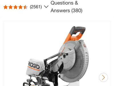 12" Ridgid Miter Saw