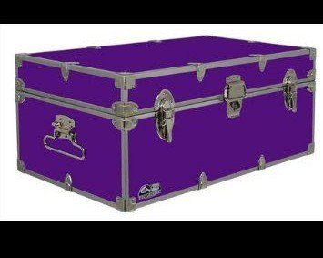 Happy Camper Steel Footlocker Trunk 32x18x13.5"