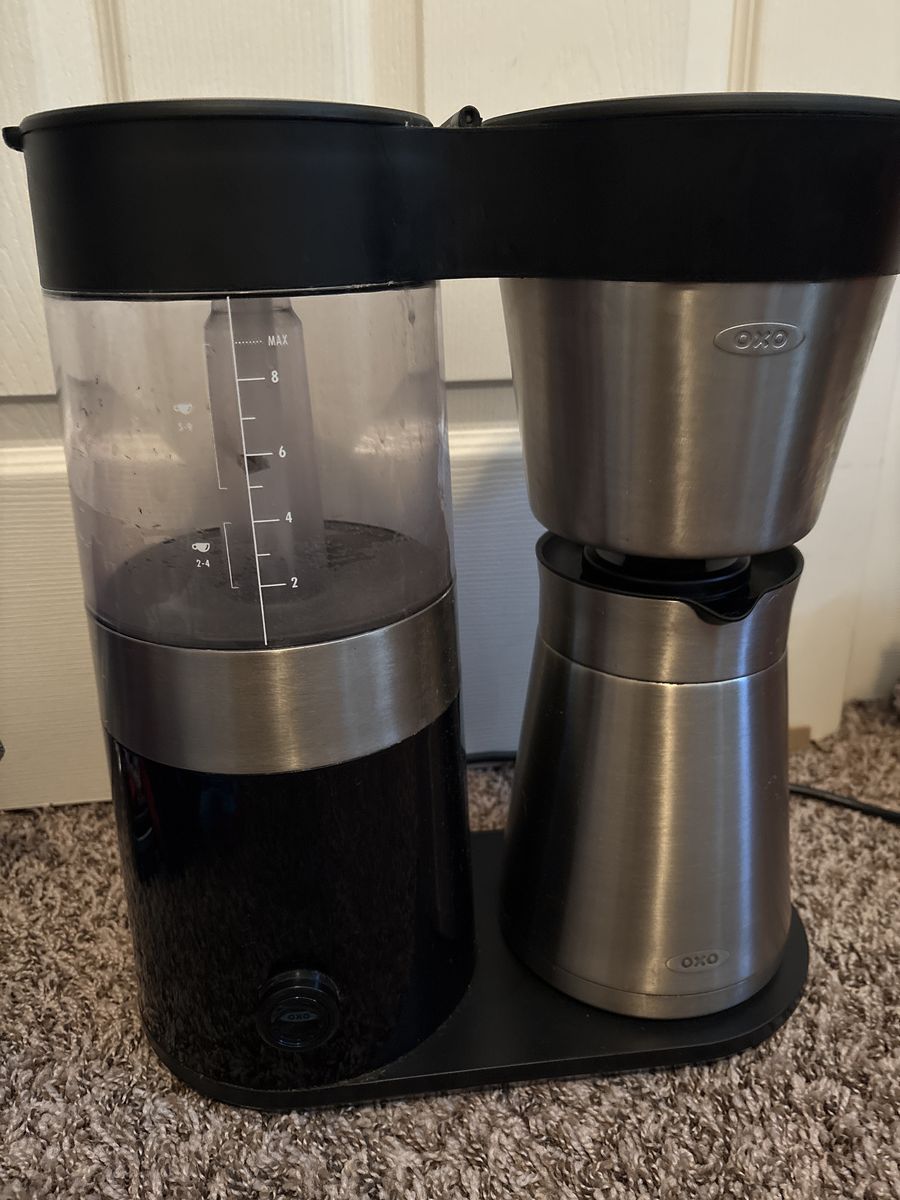 OXO Brew 9-Cup Stainless Steel Coffee Maker built for hot coffee