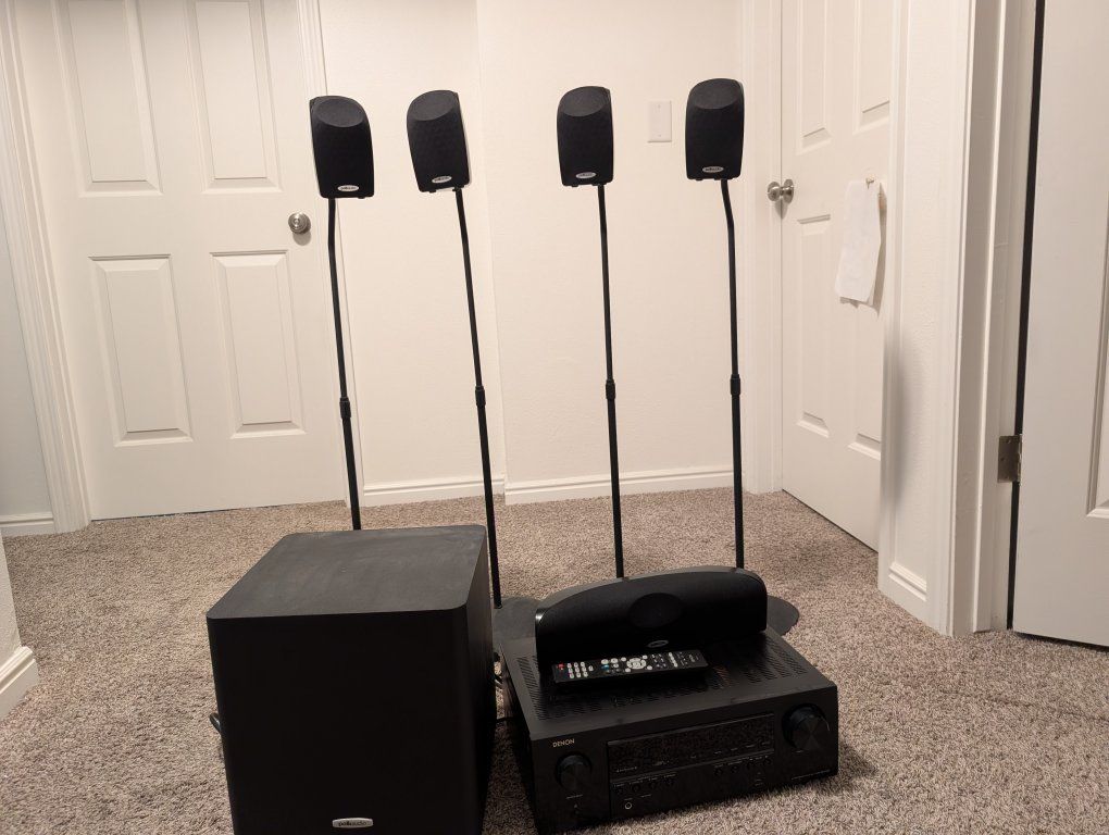 5.1 Denon/Polk Surround Sound System