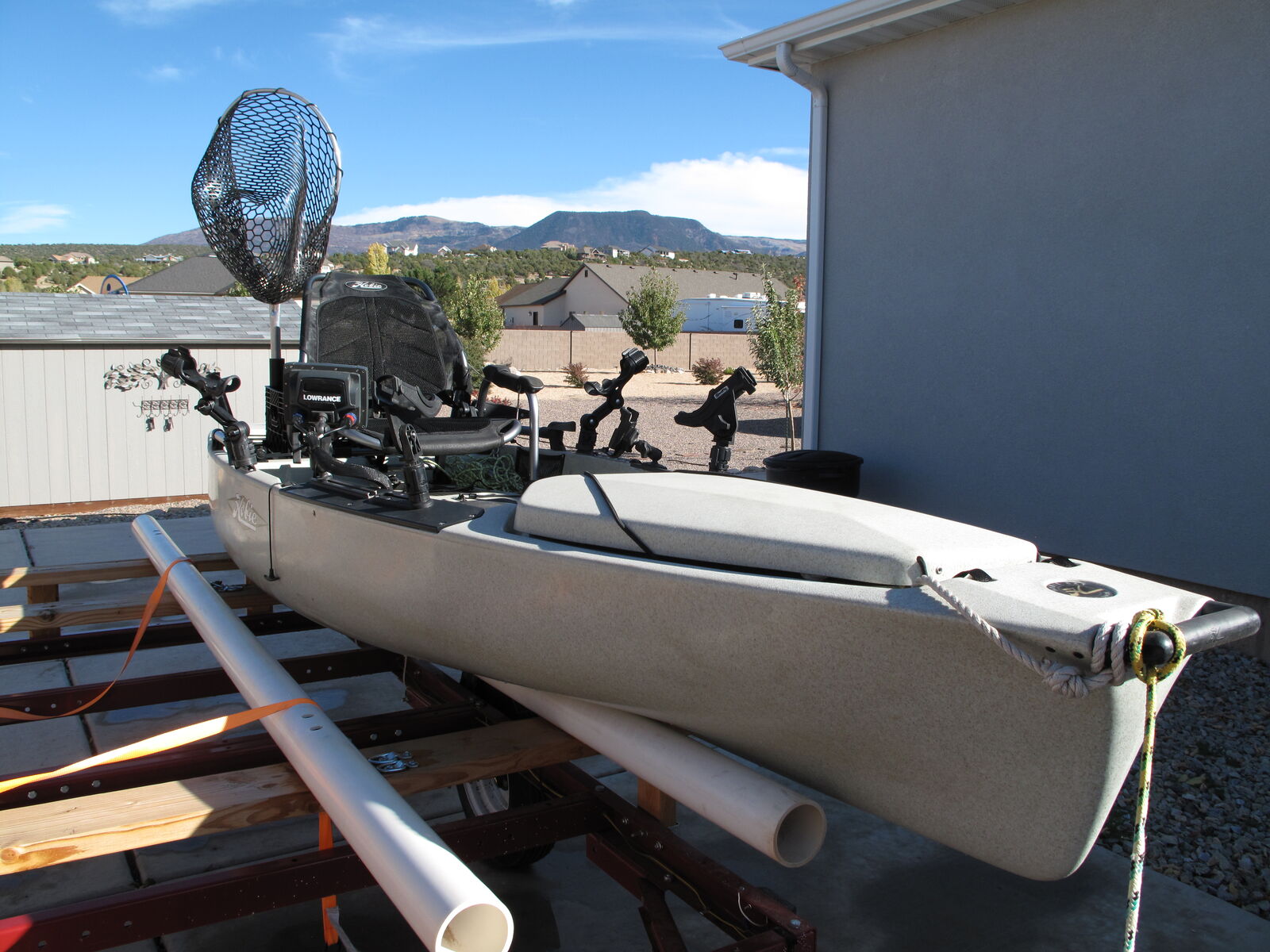 Hobie Mirage Pro Angler 14 Kayak with Trailer