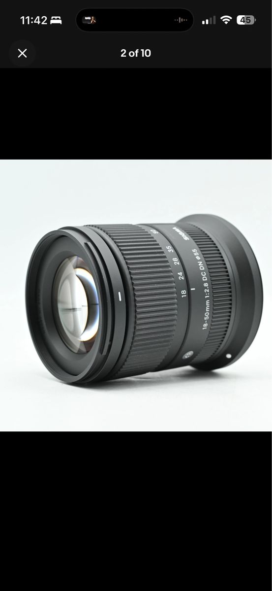 Canon Rp, sigma 18-50mm rfs