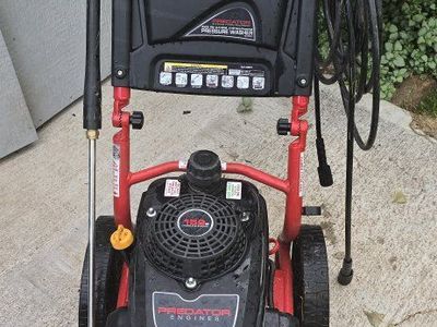 Predator 212cc 3200 PSI Pressure Washer, Gas-Powered, 2.8 GPM, Red