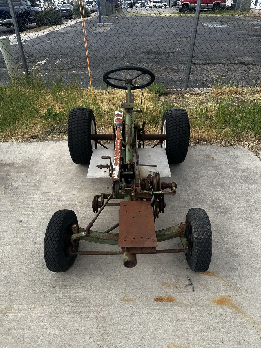 Vintage Go-Kart Chassis Roller - Project Base for Restoration or Custom Build, No Engine