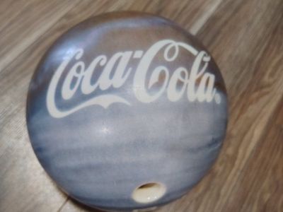 Vintage Columbia 300 Coca-Cola Polar Bear Viz-A-Ball Bowling Ball, Made in USA