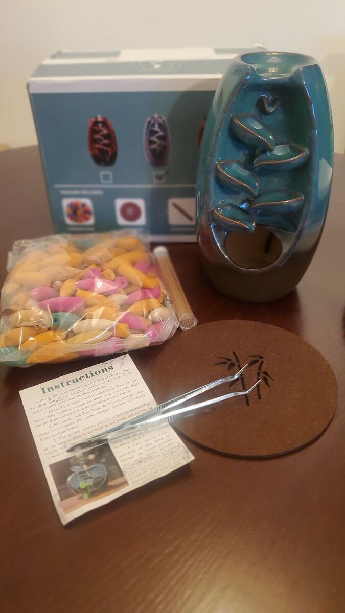 Ceramic Waterfall Incense Burner