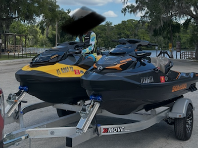 2-2022 Sea-Doo GTX 230 + GTR 230 + Move II Trailer | 35 Hours | $30,000 FIRM Package Only