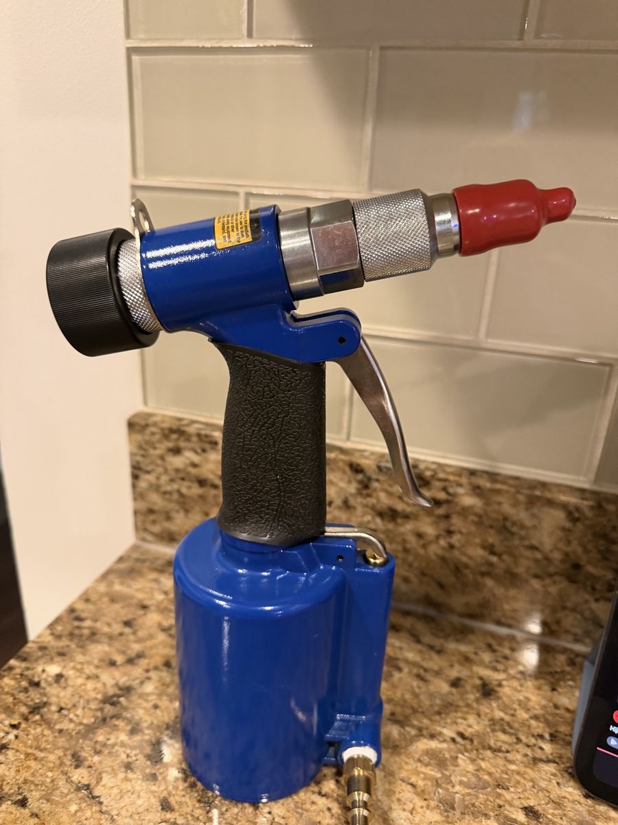 Blue Pneumatic Air Hydraulic Rivet Nut Gun Tool