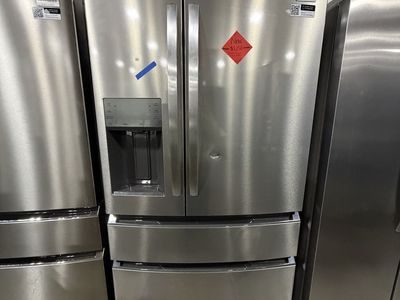 BRAND NEW FRIGIDAIRE STAINLESS STEEL 4-DOOR FRIDGE
