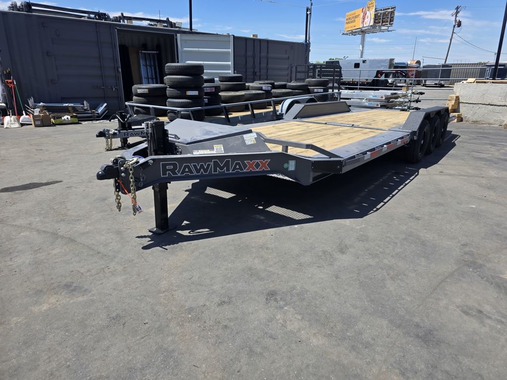 2026 RawMaxx 24' G3X 21K Triple Axle Tilt with Hyd