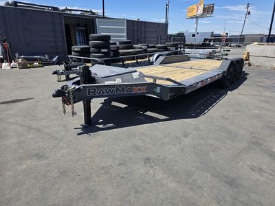 2026 RawMaxx 24' G3X 21K Triple Axle Tilt with Hyd