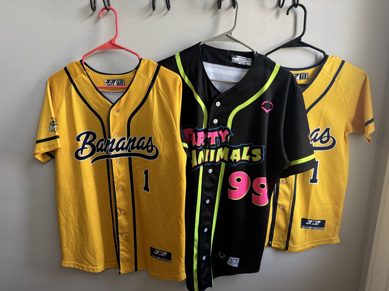 Savannah Bananas & Party Animals Authentic Jerseys 