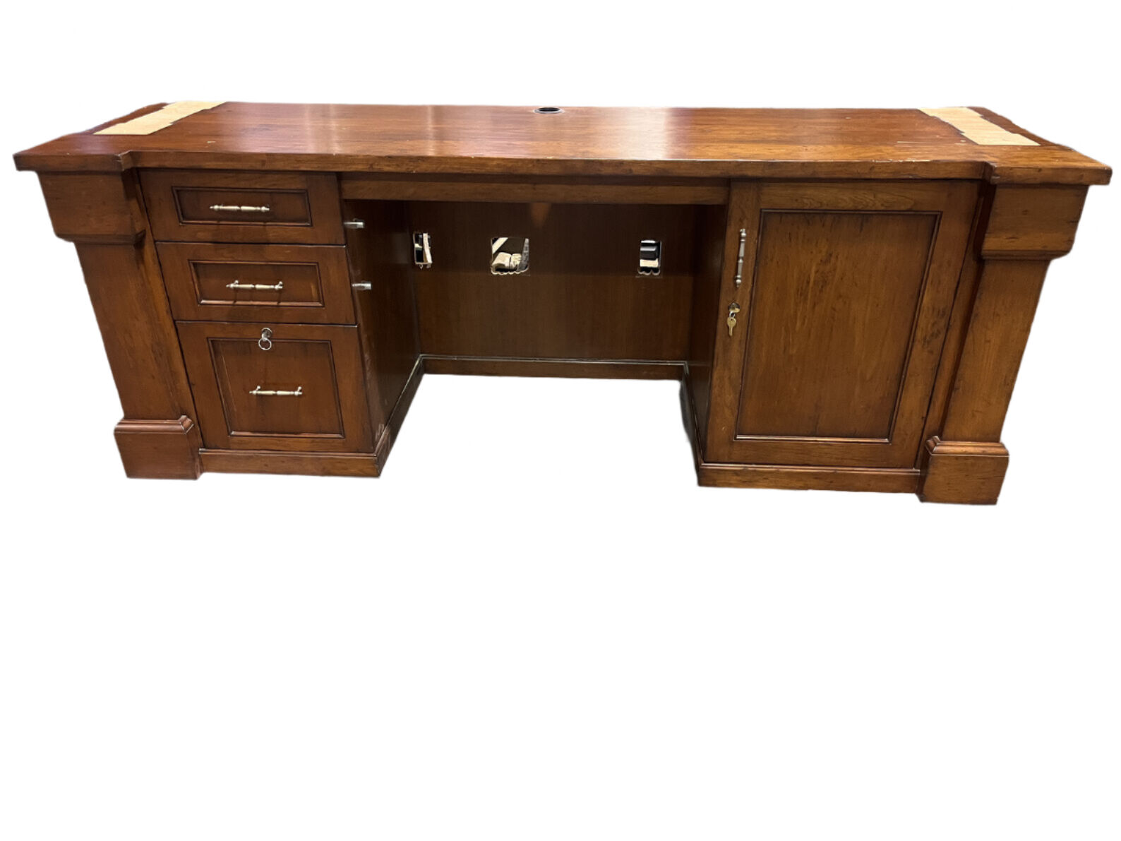 ONLY $40!! Custom Solid Wood Desk - Premium Construction - Great Condition