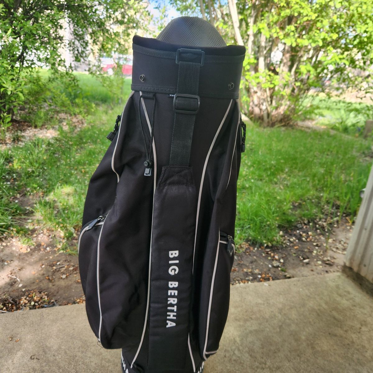 Callaway golf cart bag, big bertha, w/rain cover