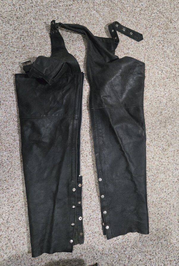 Motorcycle Horse Riding Chaps leather pants XXL
