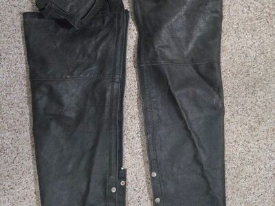Motorcycle Horse Riding Chaps leather pants XXL