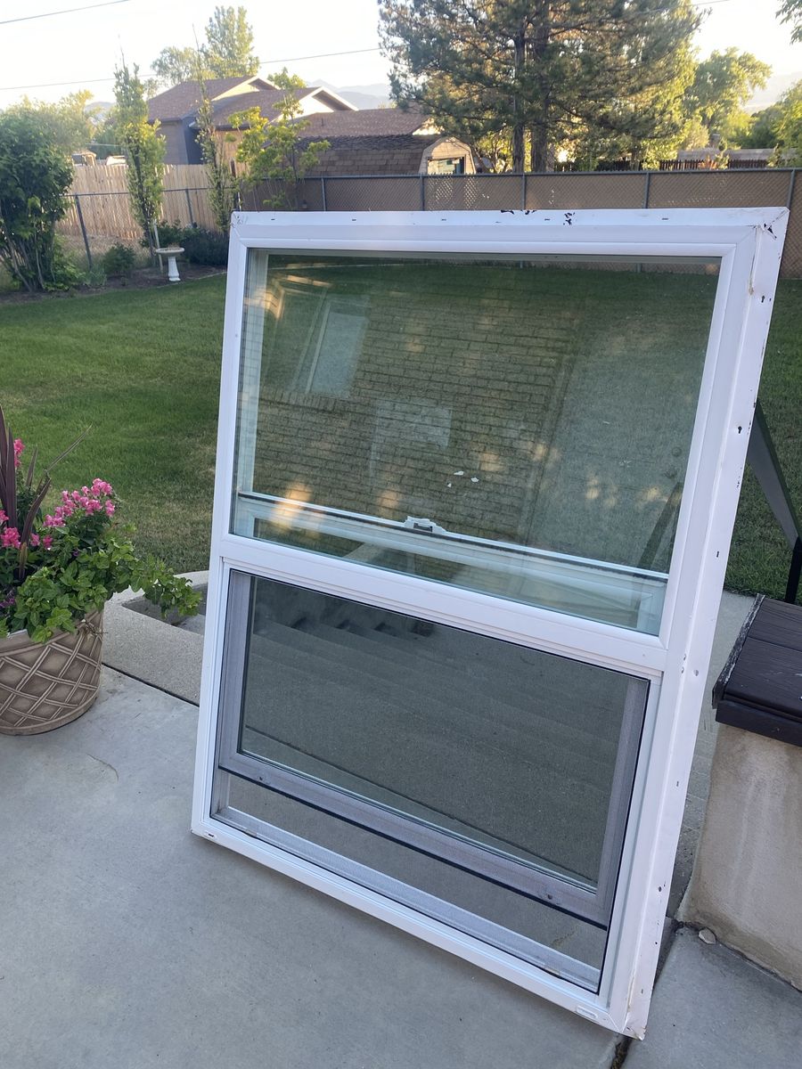3’0 x 4’x0 vertical slider.