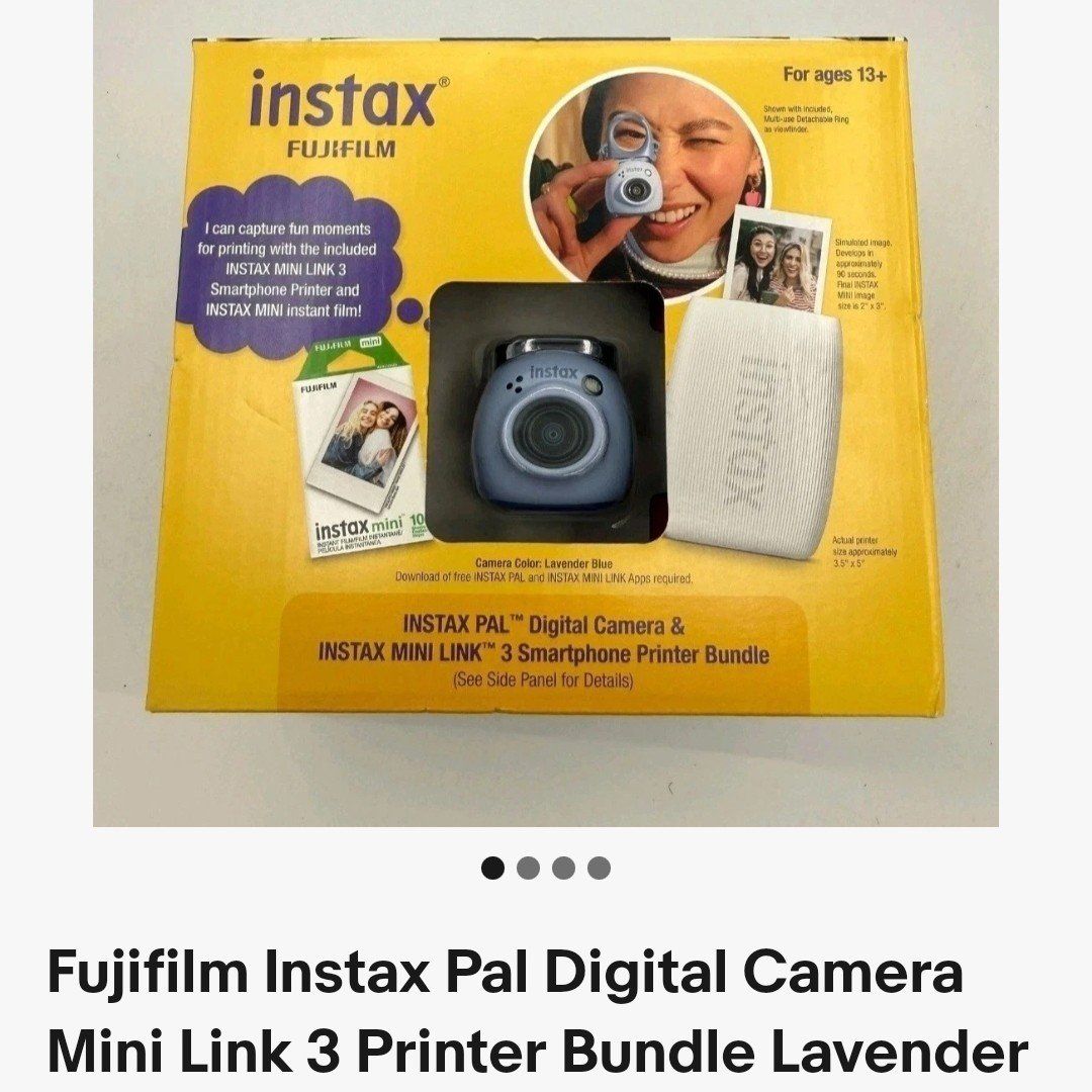 Instax Pal Digital Camera & Instax Mini Link 3 Sma