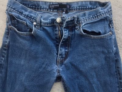EST: NINETEEN 91 Men's Skinny Jeans – Medium Indigo Wash Denim Size 32