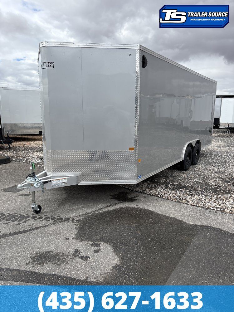 8.5x20 Alcom Aluminum EZ Hauler XLT Auto Trailer - 7'0" Interior - 10K GVWR -