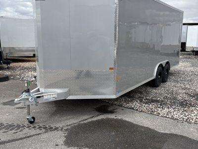 8.5x20 Alcom Aluminum EZ Hauler XLT Auto Trailer - 7'0" Interior - 10K GVWR -