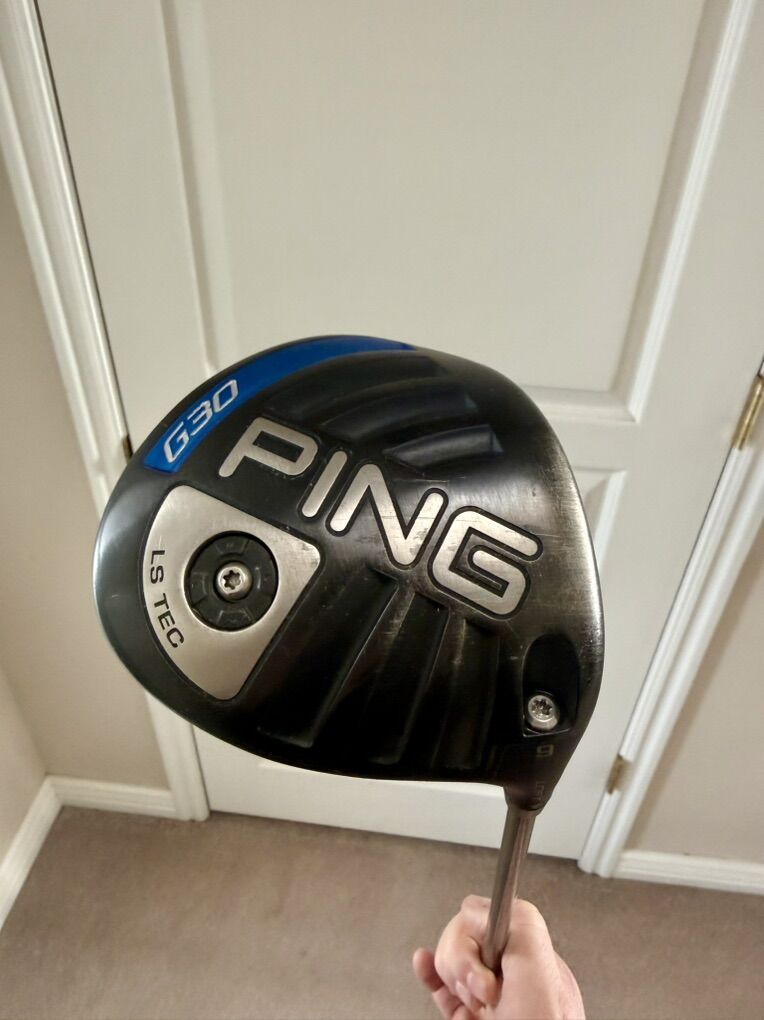 Ping G30 LS Tec 9 Loft Stiff Shaft Golf Driver