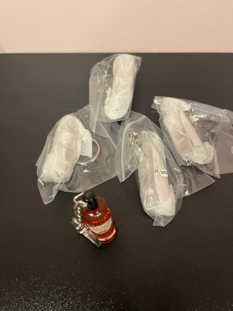 Brand New Southern Comfort Mini Bottle Keychain