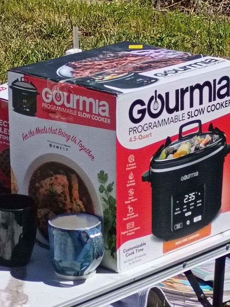 Gourmia slow cooker 4.5 quartz