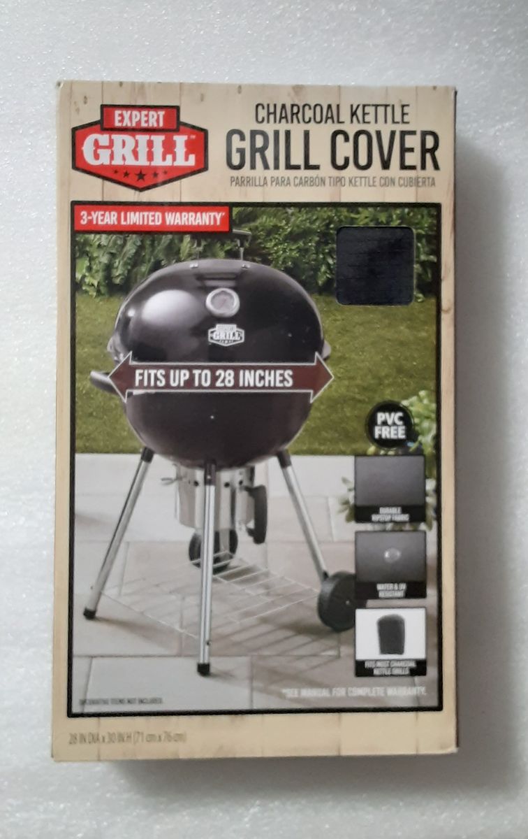 Expert Grill 28-inch Heavy Duty Waterproof Grill Cover for Charcoal Kettle Grill - New