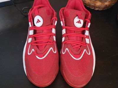 Red Adidas Size 10