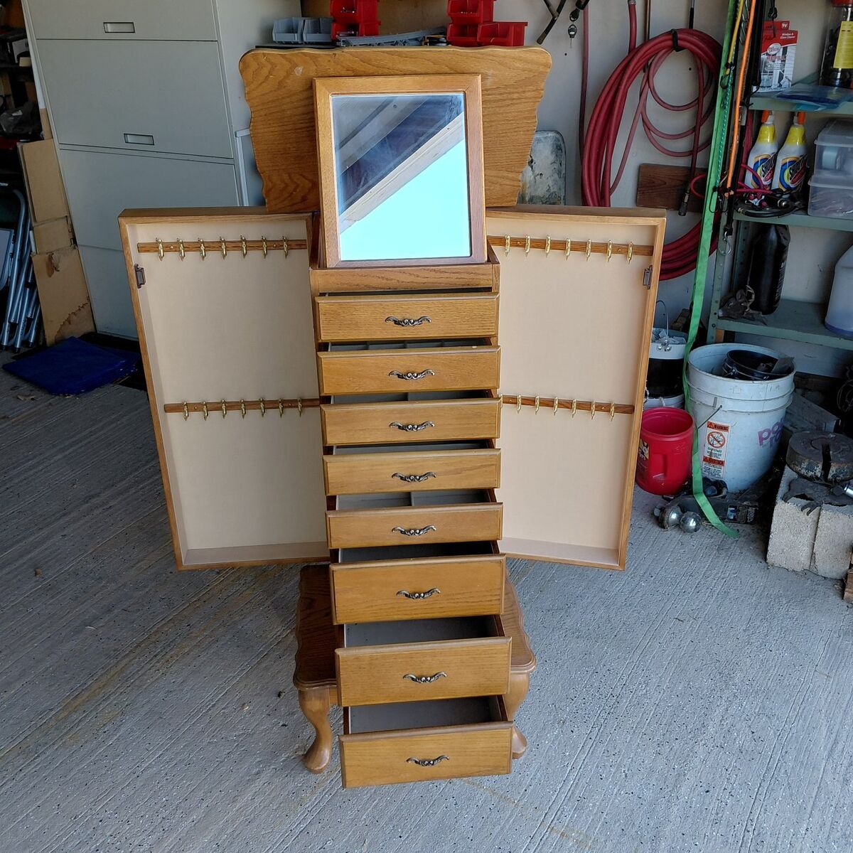 9 layer Jewelry Armoire