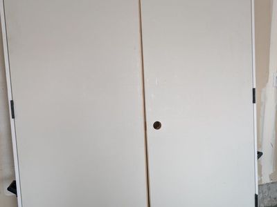 Prehung double exterior door, Brand New!