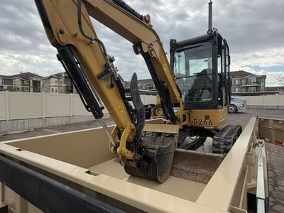 Mini Excavator + Dump Trailer Rental – Cat 303.5 35 class Excavation Combo - Half day $300